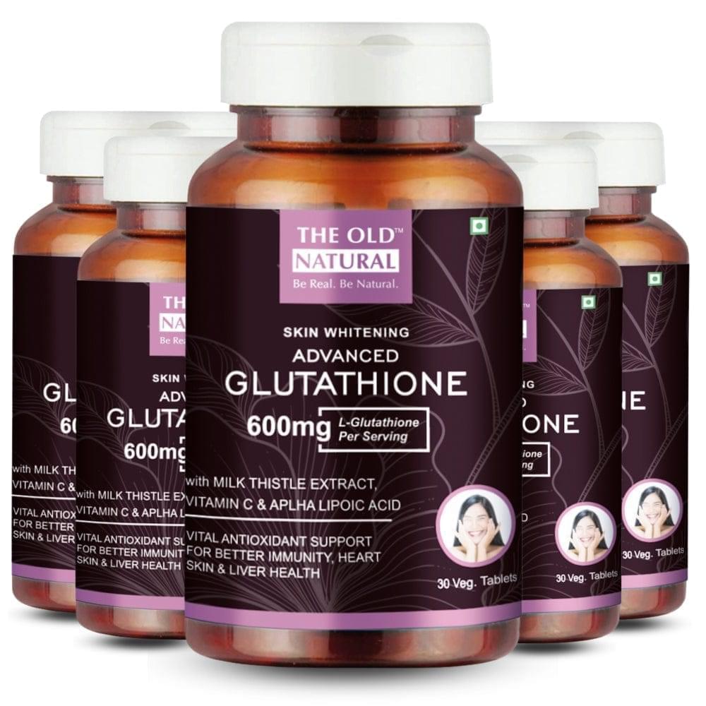 Glutathione Tablets 600mg With Vitamin C & E, Biotin 30 Tablets