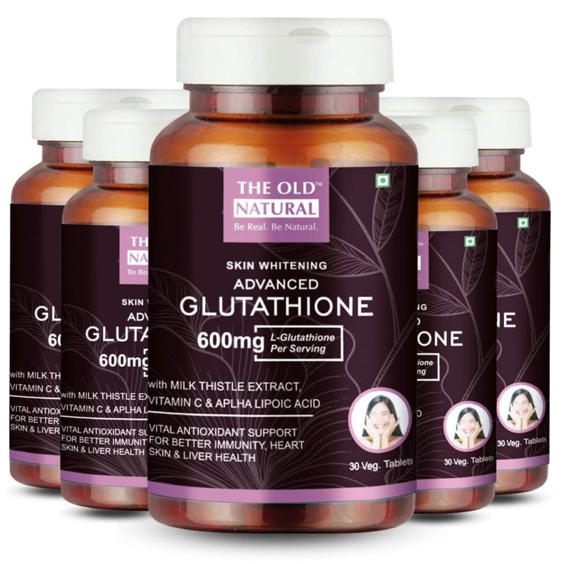 Glutathione Tablets 1000mg With Vitamin C & E, Biotin 30 Tablets