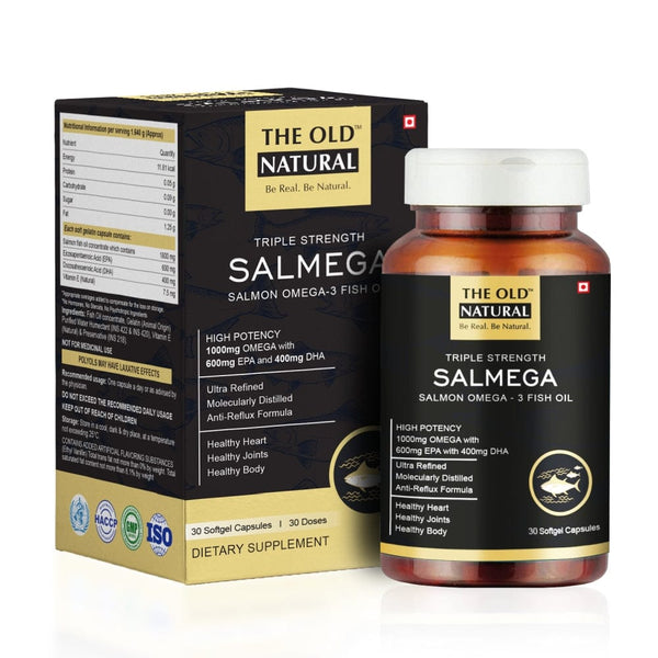 Salmega Triple Strength Omega 3 fish Oil Capsules