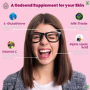 Glutathione Tablets 600mg With Vitamin C & E, Biotin 30 Tablets