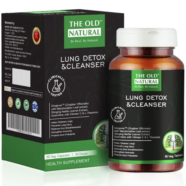 Lungs Detox Ayurvedic Tablets, 60 Tablets